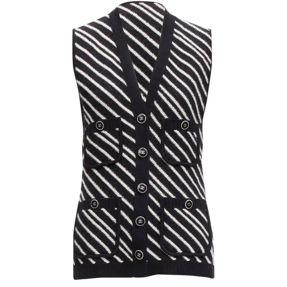 Chanel Cashmere 4 Pocket Vest Jacket